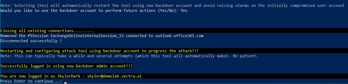 MAAD Reconnect As Backdoor
