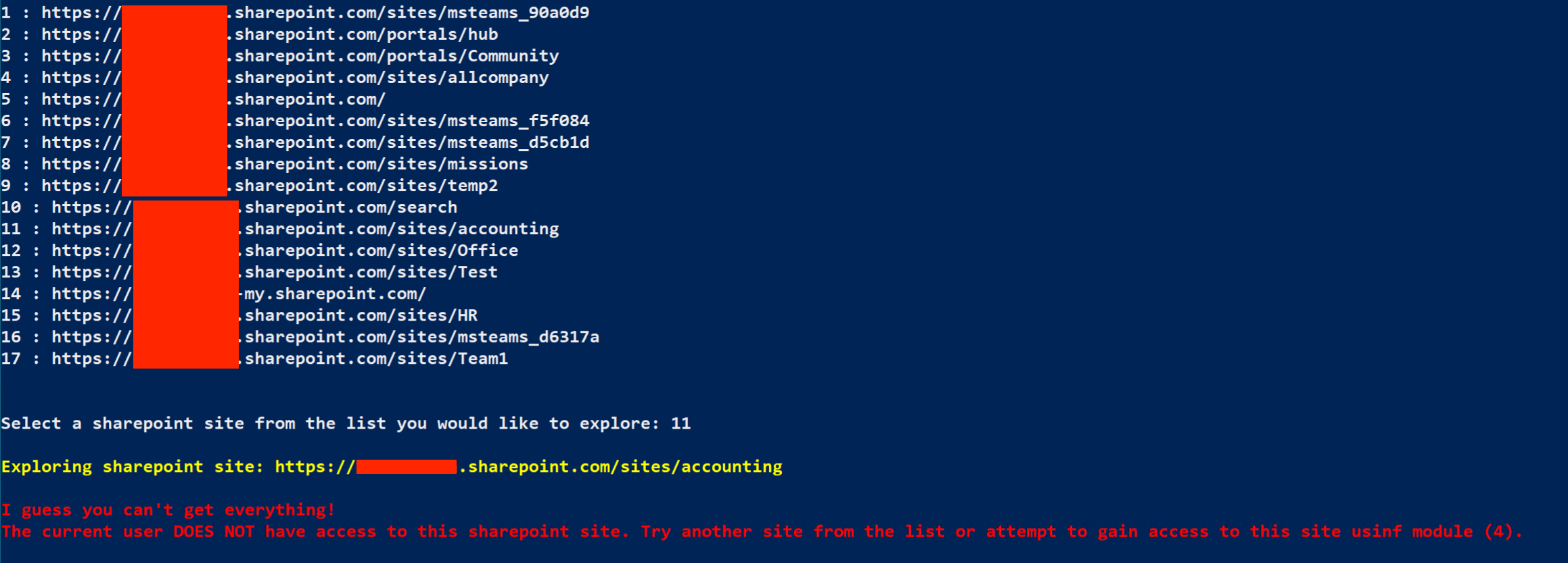 MAAD Sharepoint Permissions